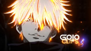 This Is 4K Anime - Gojo Satoru Free To Use Glow Clips Like Mahi.