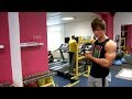 17to Teen Fitness Model Andrew Shows Training, Gym Flex and Muscle Flex at Home