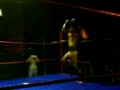 lucha en aceite de mujeres baile de la texana y la conejita