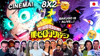 Bakugo Is Alive Bakugo & Midoriya Screams & Tearsmy Hero Academia Episode 8X2 Reaction Mashup