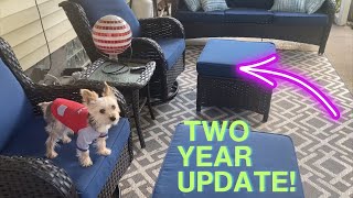 Xizzi Patio Furniture Outdoor Furniture All Weather Wicker 6 Pcs Patio Review - Link In Description