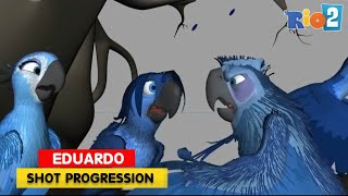 Rio 2 Eduardo Shot Progression Patrick Giusiano 3D Animation Internships