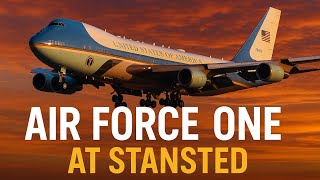 Air Force One Special - Potus 47 - Stansted Airport Live - 16Th September 2025