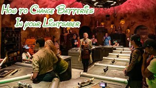 How to Change Batteries in Your Lightsaber | Walt Disney World | Savi's Workshop