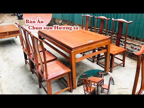 Giới thiệu 2 bộ bàn ăn siêu đẹp gỗ chun sụn hương,--0938.410.333-0902.223.189-0969.737.868