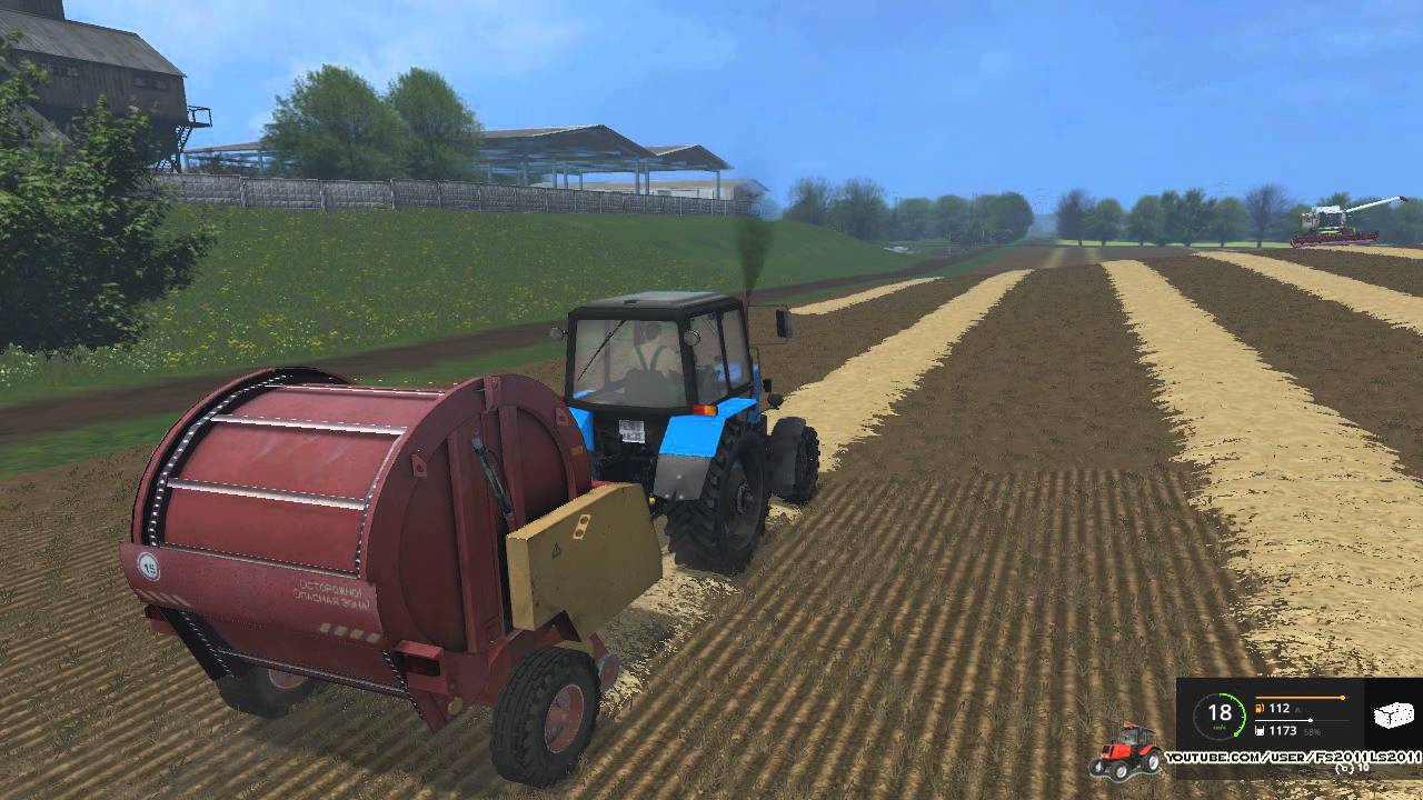 Как собрать солому в farming simulator 2018 Как собрать солому в farming simulator 2018