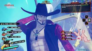 One Piece Pirate Warriors 4 Dracule Mihawk Maxed Out Gameplay - Ultra Hard Mode - 3.S