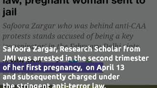 Vilification And Character Ination Fiasco On Safoora Zargar
