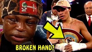 Emanuel Navarrete with injured hand defeats Isaac Dogboe | New Champ!