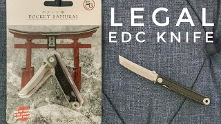 Statgear Pocket Samurai Best Edc Ca Legal Knife Review