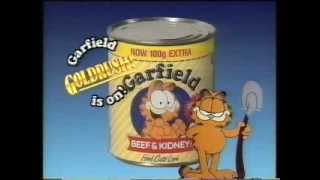 Garfield Cat Food 1992 Advertsment