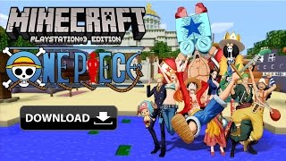 Minecraft (PS3) (PS4) (PC) "One Piece Adventure Map" (Download)
