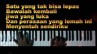 Satu Yang Tak Bisa Lepas - Reza | Karaoke Piano Orchestra | Female Lower Key