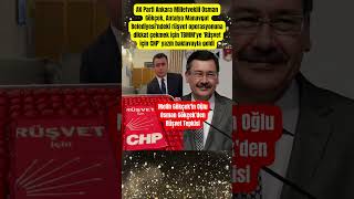 Melih Gökçekin Oğlu Osman Gökçekden Rüşvet Tepkisi