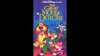 Closing to The Great Mouse Detective 1992 VHS