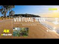 Virtual Run Kingston Beach - Forest Trail 4K - Treadmill Workout - Virtual Scenery - Tasmania