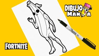 Como Dibujar A Peely Banana Fortnite How To Draw Peely Banana