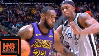 Los Angeles Lakers vs San Antonio Spurs 1st Half Highlights | 12.07.2018, NBA Season