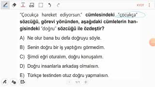 Test 65 Soru 9 Zarflar Soru Çözümü - Kpss Sözcük Türleri Ve Zarf Sorusu