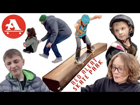 FIRST TIME AT RED ALERT SKATEPARK WITH AIN SKATE KIDS - All I NEED SKATEBOARDING