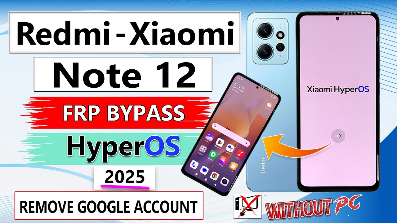 Redmi Note 12 FRP Bypass 2025 – NEW Method (No PC!) Redmi Note 12 FRP Bypass 2025 – NEW Method (No PC!)