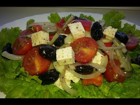 Греческий салат рецепт с фото вкусный