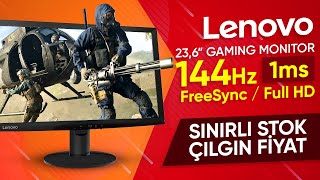 144Hz Oyuncu Monitöründe Efsane Fi̇yat Kaçmaz Lenovo D24F-10