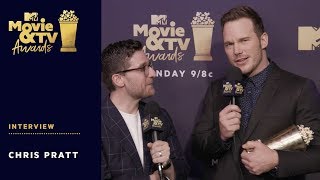 Chris Pratt on Winning Generation Award | 2018 MTV Movie & TV Awards Chris Pratt on Winning Generation Award | 2018 MTV Movie & TV Awards