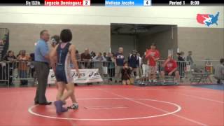 Fila Cadet 56 Kg 123.25 Lbs. - Legacie Dominguez Vs. Melissa Jacobs
