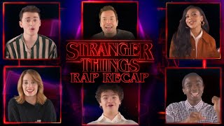 The Cast of Stranger Things Raps a Recap of Stranger Things | The Tonight Show S