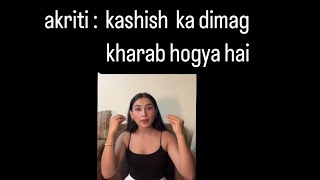 Akriti Very Angry Reply To Kashish Latest Live Splitsvilla Jashkriti