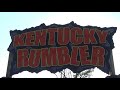 Kentucky Rumbler Wooden Roller Coaster POV Beech Bend Park