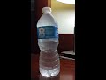 Water bottle flash freeze