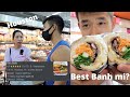 Asking locals where to get the BEST BANH MI in Houston! FOOD REVIEW