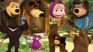Masha And The Bear Match The Head Video For Kids