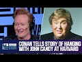 Conan Spent a Day With John Candy as a Student at Harvard