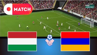 Hungary Vs Armenia World Cup Qualifying Simulation 2025-26 Pes 21 Efootball Gameplay