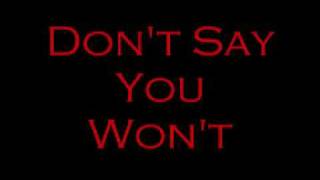 Watch Alkaline Trio Dont Say You Wont video