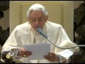 Bento XVI recorda que devemos ser sinais da ação de Deus no mundo