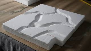 Création Dun Décor De Fond En Polystyrène Pour Aquarium