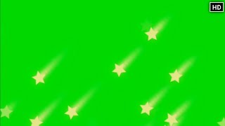 Falling Stars Green Screen Animation Effect Hd Footage