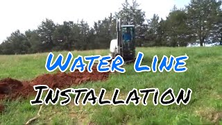 Installing a Water Line for Food Plots