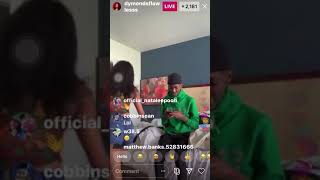 Dymond Flawless Twerking On Live Going Crazy Dancing And Singing
