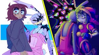 Jaxs Last Kiss Jax And Pomnis Bittersweet Goodbye Tadc Comic Dub