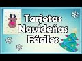 Como hacer tarjetas navideñas con goma eva