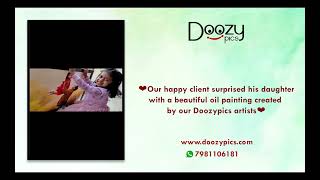 Oil Painting On Canvas Happy Client Doozypics