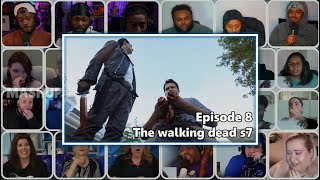 The Walking Dead Season 7 Episode 8 Reaction Mashup