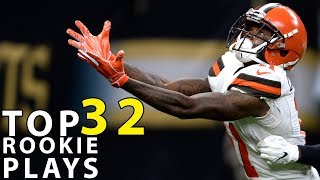 Top 32 Rookie Plays of the 2018 Season