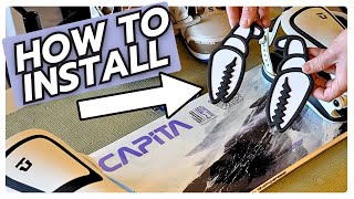 How To Put A Stomp Pad On Your Snowboard - Crab Grab Mega Claws