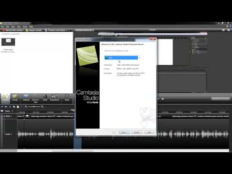 Camtasia Studio Pro Lesson #7 - Speeding up a clip on a track affects the audio on another tracks